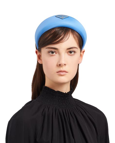 prada blue headband